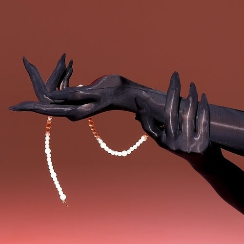 15D Elegant Long Satin Gloves