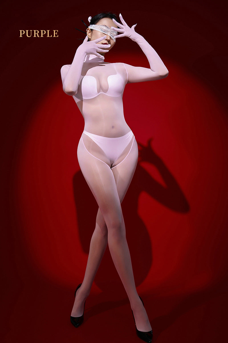 8D Glossy Sheer Bosystocking