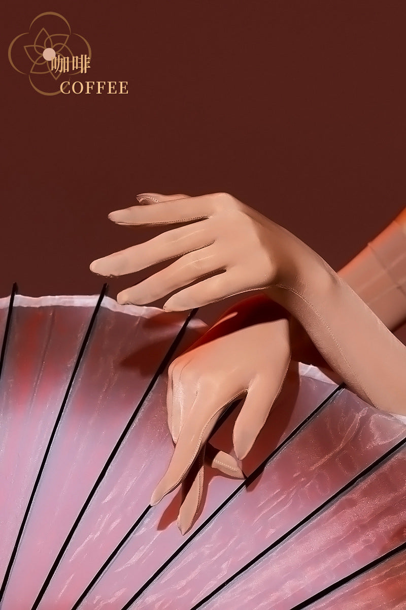 15D Elegant Long Satin Gloves