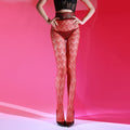 Fishnet Geometric Pattern Tights